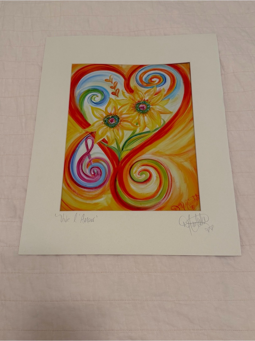 The Heart Artist 16x20” Heart Art Print Signed